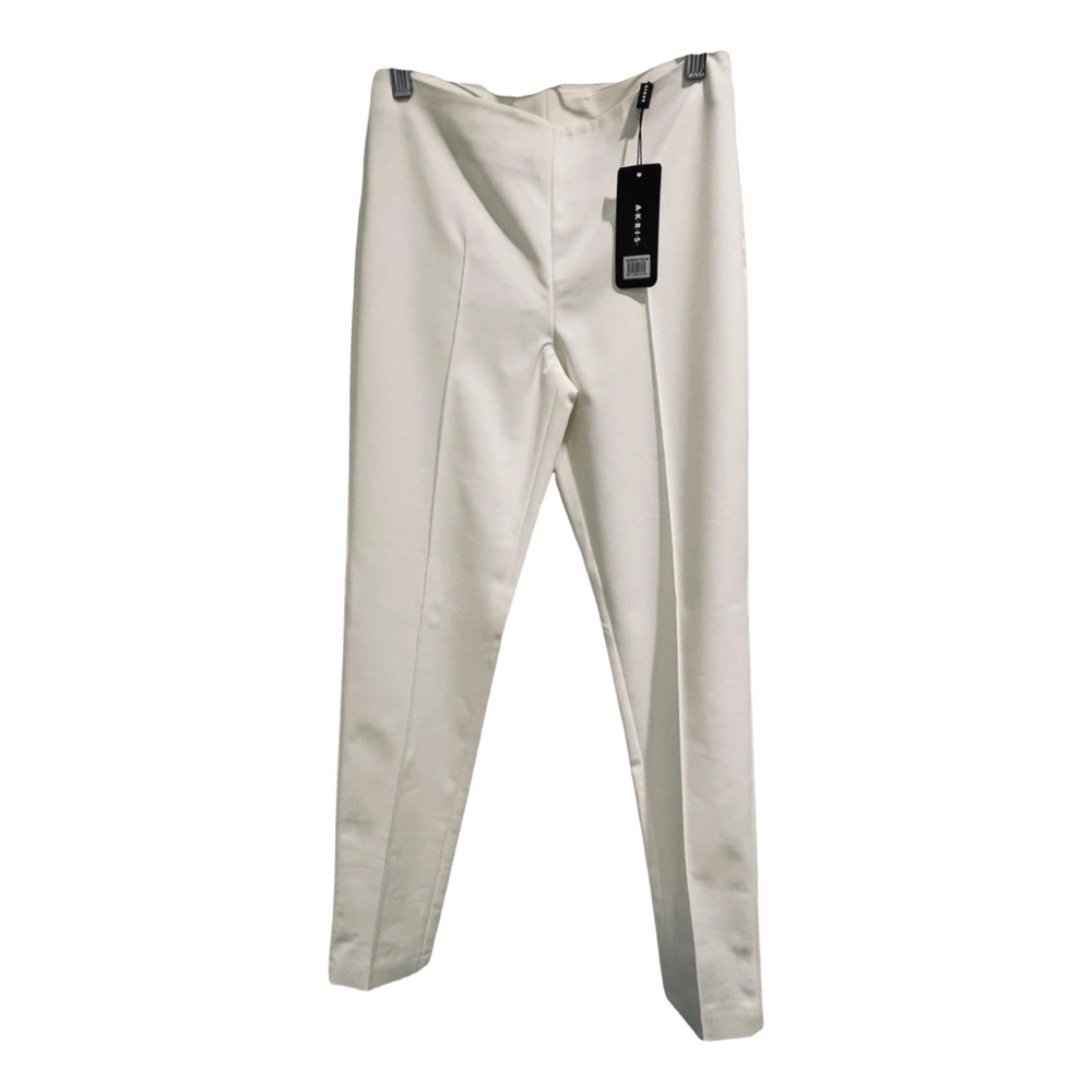 Akris White Tailored Trousers